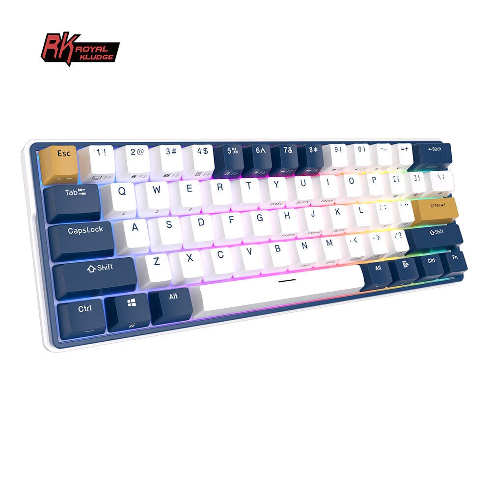 Royal Kludge RK61 Plus TKL Brown Switches цена и информация | Klaviatūros | pigu.lt