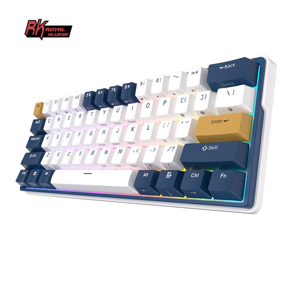 Royal Kludge RK61 Plus TKL Brown Switches цена и информация | Klaviatūros | pigu.lt