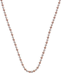 Hot Diamonds Серебряная цепочка Emozioni из серебра и бусины из розового золота CH020 цена и информация | Украшения на шею | pigu.lt
