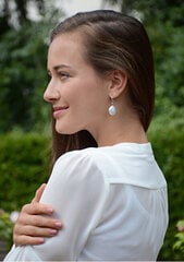 Plieniniai auskarai moterims JwL Luxury Pearls JL0154 sJL0154 kaina ir informacija | Auskarai | pigu.lt