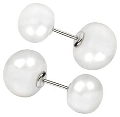 Plieniniai auskarai moterims JwL Luxury Pearls sJL0255 kaina ir informacija | Auskarai | pigu.lt
