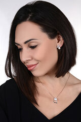 Sidabrinis kaklo papuošalas moterims JwL Luxury Pearls JL0461 kaina ir informacija | Kaklo papuošalai | pigu.lt