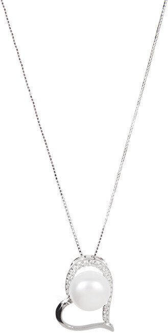 Sidabrinis kaklo papuošalas moterims JwL Luxury Pearls JL0461 цена и информация | Kaklo papuošalai | pigu.lt