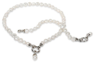 JwL Luxury Pearls Браслет из настоящего белого жемчуга JL0560 цена и информация | Женские браслеты | pigu.lt