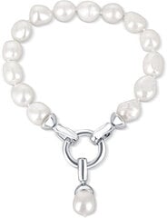 JwL Luxury Pearls Браслет из настоящего белого жемчуга JL0560 цена и информация | Женский браслет | pigu.lt