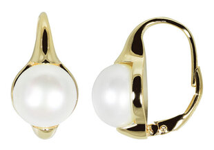 JwL Luxury Pearls Позолоченные серьги с настоящим жемчугом JL0532 sJL0532 цена и информация | Серьги | pigu.lt