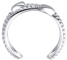Silvego Серебряное кольцо на ногу с сердечками JJJTR0009 цена и информация | Кольца | pigu.lt
