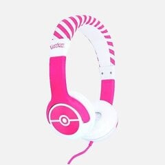 OTL Pokémon Pokéball Pink PK0845 kaina ir informacija | Ausinės | pigu.lt
