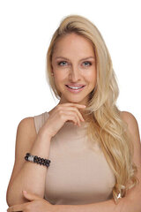JwL Luxury Pearls Двойной браслет из настоящего черного жемчуга JL0599 цена и информация | Женские браслеты | pigu.lt