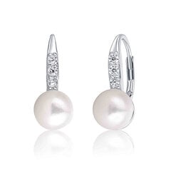 Plieniniai auskarai moterims JwL Luxury Pearls JL0601 sJL0601 kaina ir informacija | Auskarai | pigu.lt
