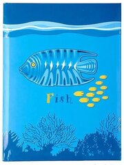 Užrašų knyga Fish Optima, A5, langeliais, 80 lapų, 65gsm kaina ir informacija | Sąsiuviniai ir popieriaus prekės | pigu.lt
