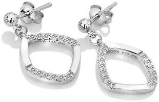 Hot Diamonds Блестящие серебряные серьги с бриллиантами Behold DE646 sHD1369 цена и информация | Серьги | pigu.lt