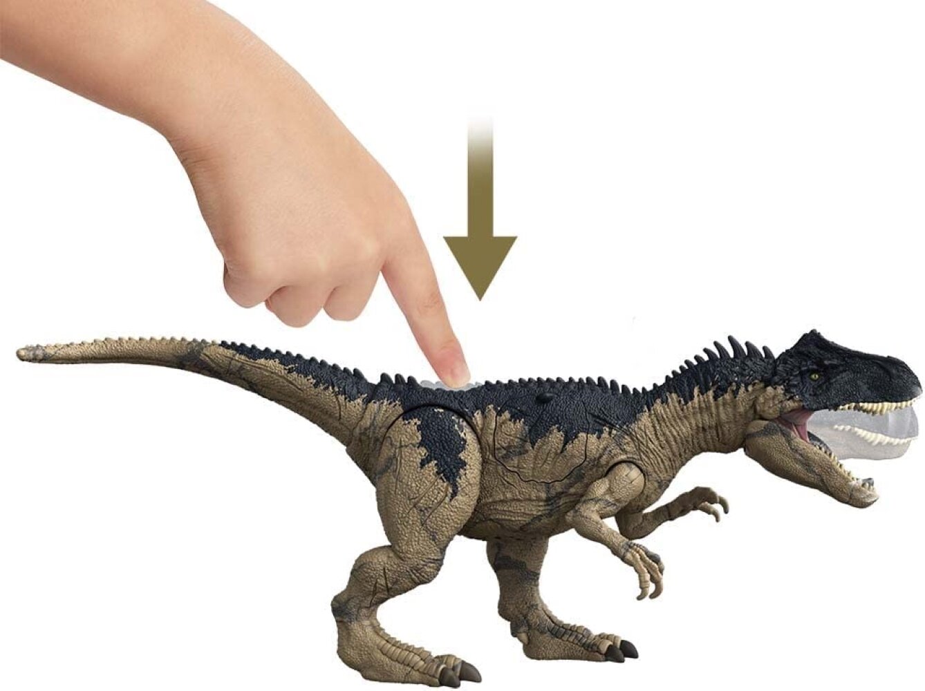 Dinozauro figūrėlė Allosaurus Mattel Jurassic World HFK06 kaina ir informacija | Žaislai berniukams | pigu.lt