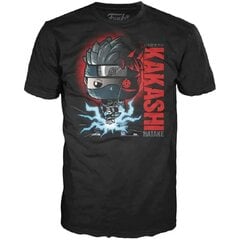 Rinkinys POP & Tee Naruto Kakashi 54293, juodas kaina ir informacija | Vyriški marškinėliai | pigu.lt