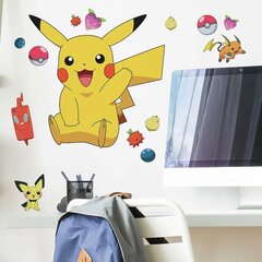 Interjero lipdukas Pokemon Pikachu kaina ir informacija | Interjero lipdukai | pigu.lt