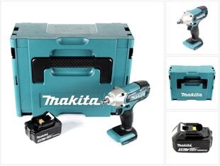 Аккумуляторная ударная дрель Makita DTW 190 F1J цена и информация | Шуруповерты, дрели | pigu.lt