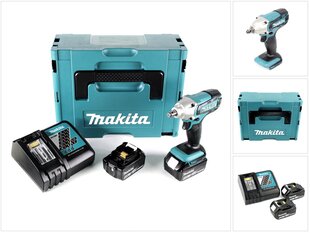 Аккумуляторная ударная дрель Makita DTW 190 RTJ цена и информация | Шуруповерты, дрели | pigu.lt