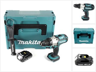 Аккумуляторная дрель Makita DDF 451 Y1J 18 В цена и информация | Шуруповерты, дрели | pigu.lt