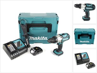 Аккумуляторная дрель Makita DDF 451 Y1J-D цена и информация | Шуруповерты, дрели | pigu.lt