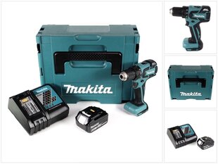 Аккумуляторная дрель Makita DDF 459 RG1J цена и информация | Шуруповерты, дрели | pigu.lt