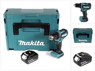 Аккумуляторная дрель Makita DDF 485 G1J цена и информация | Шуруповерты, дрели | pigu.lt