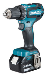 Дрель Makita DDF 485 RG1J цена и информация | Шуруповерты, дрели | pigu.lt