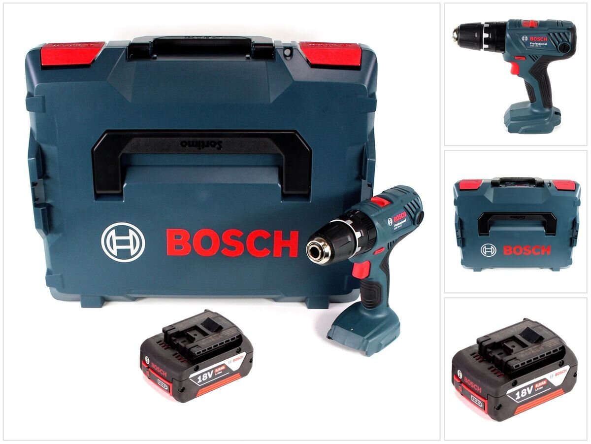 Akumuliatorinis gręžtuvas Bosch Professional GSB 18V-21 kaina ir informacija | Suktuvai, gręžtuvai | pigu.lt