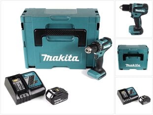 Аккумуляторная дрель Makita DDF 485 RF1J цена и информация | Шуруповерты, дрели | pigu.lt