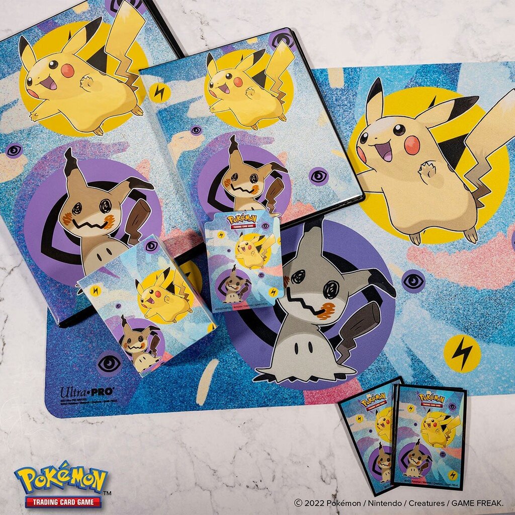 Žaidimo kortelių dėklas UP Pikachu & Mimikyu 9-Pocket Binder kaina ir informacija | Stalo žaidimai, galvosūkiai | pigu.lt