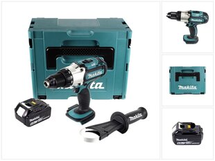 Аккумуляторная дрель Makita DDF 451 G1J цена и информация | Шуруповерты, дрели | pigu.lt