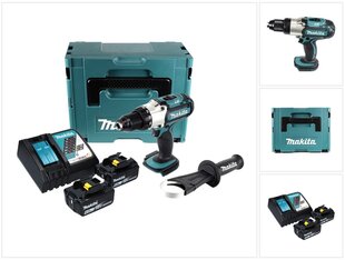 Аккумуляторная дрель Makita DDF 451 RGJ цена и информация | Шуруповерты, дрели | pigu.lt