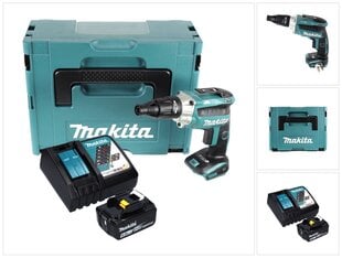 Аккумуляторный шуруповерт Makita DFS 251 RG1J цена и информация | Шуруповерты, дрели | pigu.lt