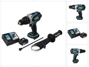 Аккумуляторный шуруповерт Makita DHP 458 RT1 цена и информация | Шуруповерты, дрели | pigu.lt