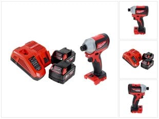 Smūginis gręžtuvas Milwaukee M18 BLID2-502FC kaina ir informacija | Suktuvai, gręžtuvai | pigu.lt