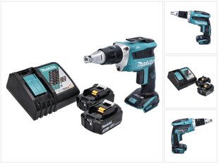 Аккумуляторный шуруповерт Makita DFS 452 RF цена и информация | Шуруповерты, дрели | pigu.lt