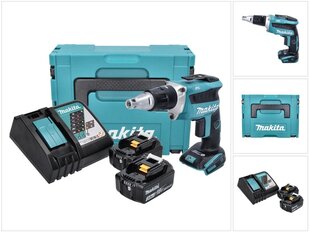 Аккумуляторный шуруповерт Makita DFS 452 RFJ цена и информация | Шуруповерты, дрели | pigu.lt