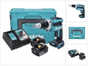 Аккумуляторный шуруповерт Makita DFS 452 RGJ цена и информация | Шуруповерты, дрели | pigu.lt