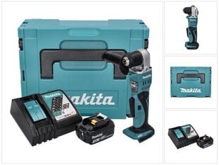 Аккумуляторная угловая дрель Makita DDA 351 RF1J цена и информация | Шуруповерты, дрели | pigu.lt