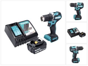 Аккумуляторная дрель Makita DDF 487 RF1 a цена и информация | Шуруповерты, дрели | pigu.lt