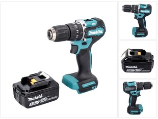 Аккумуляторная ударная дрель Makita DHP 487 T1 цена и информация | Шуруповерты, дрели | pigu.lt