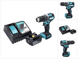 Аккумуляторная ударная дрель Makita DHP 487 RT1 цена и информация | Шуруповерты, дрели | pigu.lt