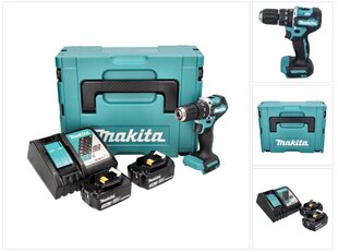 Аккумуляторная ударная дрель Makita DHP 487 RFJ цена и информация | Шуруповерты, дрели | pigu.lt