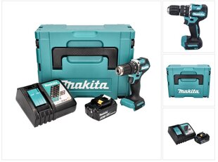 Аккумуляторная ударная дрель Makita DHP 487 RG1J цена и информация | Шуруповерты, дрели | pigu.lt