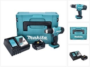 Аккумуляторная дрель Makita DDF 453 RF1J цена и информация | Шуруповерты, дрели | pigu.lt