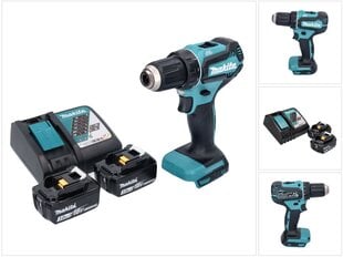 Аккумуляторная дрель Makita DDF 485 RF цена и информация | Шуруповерты, дрели | pigu.lt