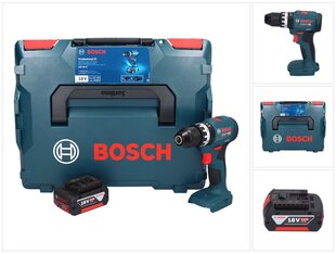 Аккумуляторная ударная дрель Bosch GSB 18V-45 цена и информация | Шуруповерты, дрели | pigu.lt