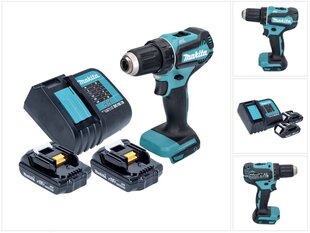 Аккумуляторная дрель Makita DDF 485 SY цена и информация | Шуруповерты, дрели | pigu.lt