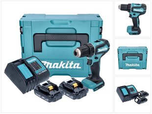 Аккумуляторная дрель Makita DDF 485 SYJ цена и информация | Шуруповерты, дрели | pigu.lt