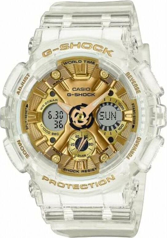 Casio G-Shock Ladies' Watch Casio G-Shock CLASSIC SKELETON GOLD ACCENT (Ø 46 mm) kaina ir informacija | Moteriški laikrodžiai | pigu.lt