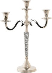 Dkd Home Decor Candle Holder DKD Home Decor 26 x 10 x 35 cm Silver Aluminium цена и информация | Подсвечники, свечи | pigu.lt